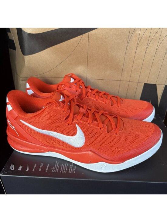 NEW Nike Kobe 8 Protro TB Promo Team Orange White HM6469-800 Men Size 13